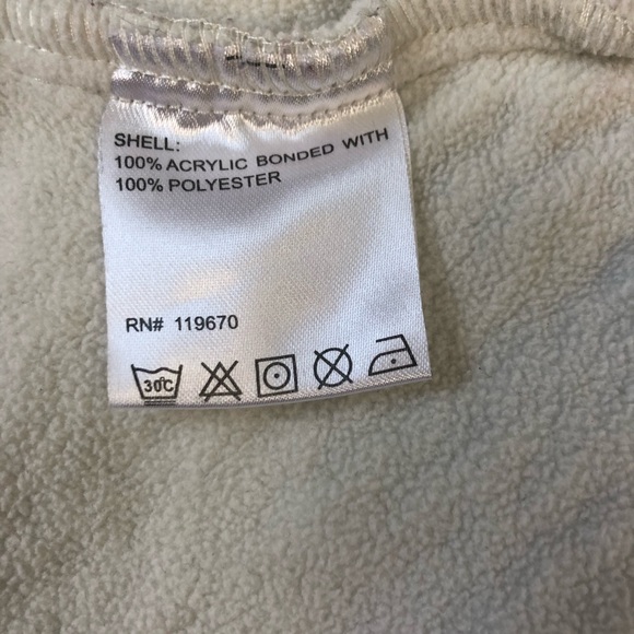 Solstice ivory asymmetrical coat XS - Picture 5 of 8